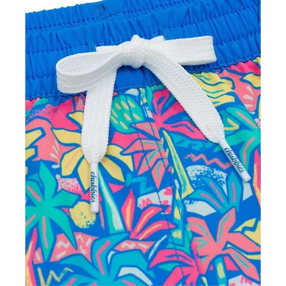 Chubbies NWT Big Boys Youth The Tropical Bunches Classic Swim Trunks Multicolor - Picture 2 of 4